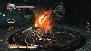 Dante's Inferno Fraud Malebolge Challenge #7 Losing Health Kill All Enemies 1 Minute