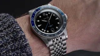 A NEW Attractive GMT Watch For Around $1000 - Baltic Aquascaphe GMT Review