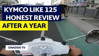 KYMCO LIKE 125 HONEST REVIEW AFTER A YEAR | Kymco Like 125 Italia