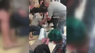 Shoppers Tackle Apple Store Thieves To the Ground, One Suspect is From Fresno
