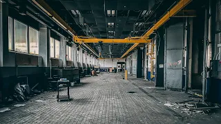 Exploring A Massive Airplane Engine Factory in Melrose Park Illinois Navistar International