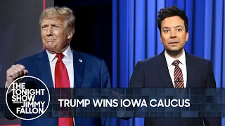 Trump Wins Iowa Caucus, Chiefs-Dolphins Game Most Streamed in History | The Tonight Show