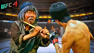 Bruce Lee vs. Old Tokoyama (EA sports UFC 4)