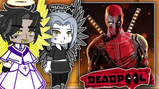 Hazbin Hotel Heaven React To Deadpool | Gacha react