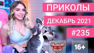 😂 ЛУЧШИЕ ПРИКОЛЫ ДЕКАБРЬ 2021 | Я РЖАЛ ДО СЛЕЗ | Выпуск №235