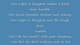 One night in Bangkok lyrics.wmv