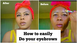 The best Eyebrow tutorial for beginners