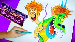 Hotel Transylvania 4 Transformania: Johnny into Monster Drawing