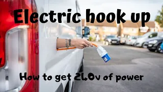HOW TO install 240v electric hook up in campervan build.
