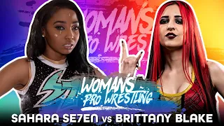 FULL MATCH - Sahara Se7en vs Brittany Blake - Women's Pro Wrestling