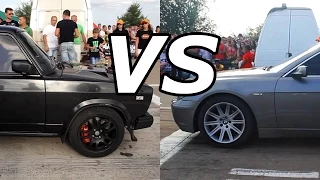 ВАЗ 2107 1.7 турбо vs BMW 730i E66