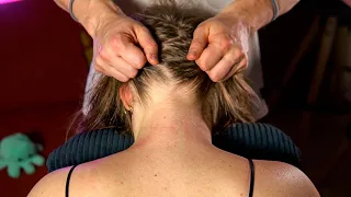 AGGRESSIVE ASMR - Nape & Scalp Scratching Massage  /w Combs (FAST)