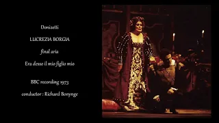 Donizetti - Lucrezia Borgia - final aria - sung by Joan Sutherland - BBC 1973