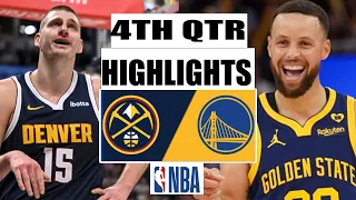 Golden State Warriors vs Denver Nuggets  4th QTR  Highlights | Feb 25 | 2024 NBA Season