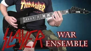 Slayer - War Ensemble - Guitar Cover