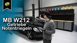 Mercedes Benz W212 E-Klasse Getriebenotentriegelung | transmission emergency release | VitjaWolf |