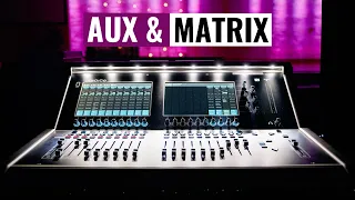 Digico S21: Set up AUX and Matrix