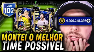 4 BILHÕES DE COINS para MONTAR o TIME  dos SONHOS no fc 24 mobile!!!