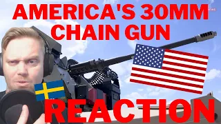 A swede reacts to:  America's 30mm Chain Gun - Meet the M230LF (US military news reaction)