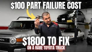 $100 Part Failure Cost $1800 To Fix On a Rare Toyota Truck!