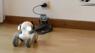 Loona PetBot - First Time Going onto her new Charging Station