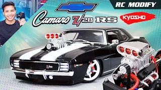 RC Modify 37 | Mod 1969 Camaro With V8 Supercharger Engine - RC Car