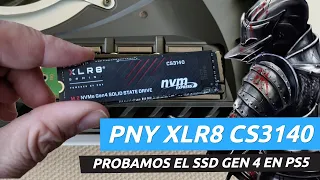 🔧 Probamos en PS5 el SSD PNY XLR8 CS3140. ¿Hay DIFERENCIAS con el disco interno de la consola?