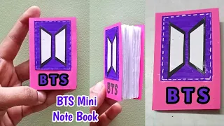 BTS Mini Note Book | BTS | BTS Craft Ideas | DIY BTS | BTS Paper Craft