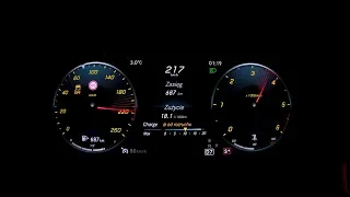 2018 Mercedes-Benz C220D 4Matic - acceleration 0-200 km/h