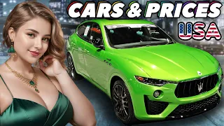 Cars and Prices USA 💲 Supercars, New Cars, Classic Cars 🚘 Full Video Tour