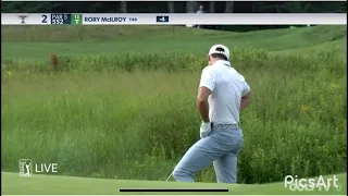 Rory McIlroy Implodes: 15 shots in 2 holes at The Northern Trust (8/22/20)