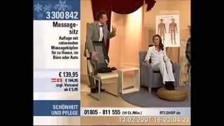 Massagesitz (RTL Shop, synchronisiert von Peter Rütten)