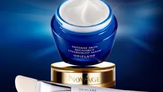 Oriflame NOVAGE intense skin recharge overnight mask || full details ||