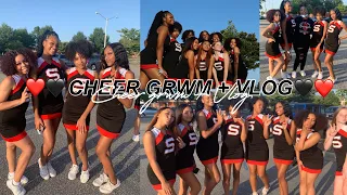 GRWM: CHEER + GAME DAY VLOG