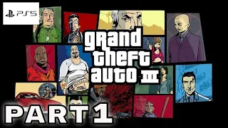 GTA 3 DEFINITIVE EDITION PS5 WALKTHROUGH GAMEPLAY PART 1 - INTRO (GTA Trilogy Remastered)