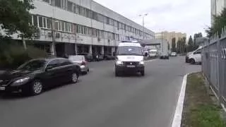 Kiev gazelle ambulance responding