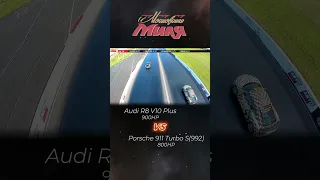 AUDI R8 V10 VS Porsche 911 Turbo S (992)