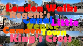 London Walks: Little Venice to King's Cross along Regent's Canal | With Captions