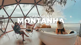 CABANA ISOLADA NO INTERIOR DE SP - Tour pelo DOMO GEODÉSICO nas montanhas de São Bento do Sapucaí