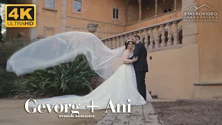 Gevorg + Ani's Wedding 4K UHD Highlights at Avanti hall st Mary Church and Villa Del s'Orro