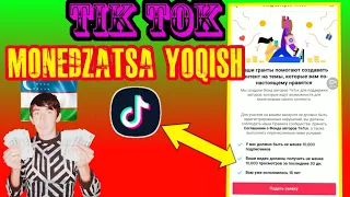 tiktokda mondzatsa yoqish o'zbekistonda