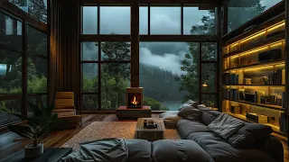Cozy Forest Cabin Retreat - Rainy Day Hideaway & Crackling Fireplace Ambiance for Ultimate Serenity