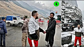 Zojila pass jaane se Thar ko Police ne rok liya 😱 | Sonmarg