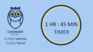 1 hour 45 minute (105 minute) examination timer with 5 minute warning