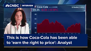 This is how Coca-Cola has been able to 'earn the right to price': Analyst