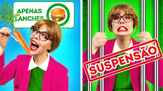 PROFESSORA BOA vs PROFESSORA MÁ | Tipos de Alunos na Escola | Professora de Suspensão Desafio Aceito