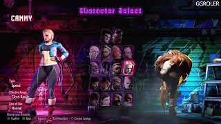 Female Character Select Screen Final 💝 Street Fighter 6