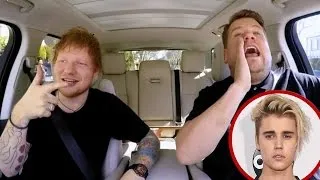 'Carpool Karaoke': Ed Sheeran Talks Justin Bieber Sings One Direction and Reveals Hidden Talent!