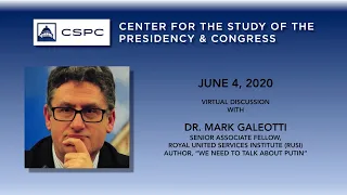 Russian Strategic Thinking: Webinar with Dr. Mark Galeotti - June 4, 2020