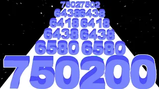 Number Rush: 2048 Challenge / Number Run 3D - (Infinity Number Run) Max Level Game